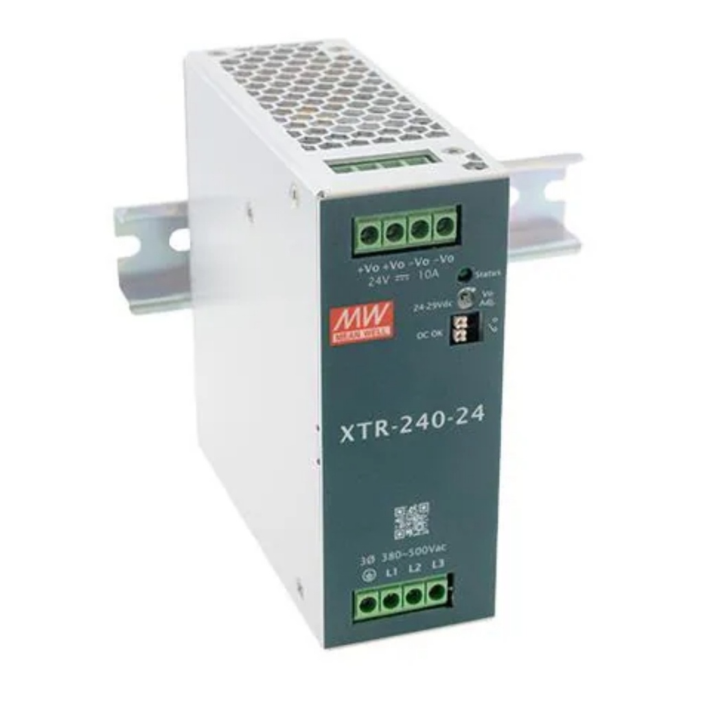 Fuente Riel DIN 240W 12VDC 20A In 85-264VAC