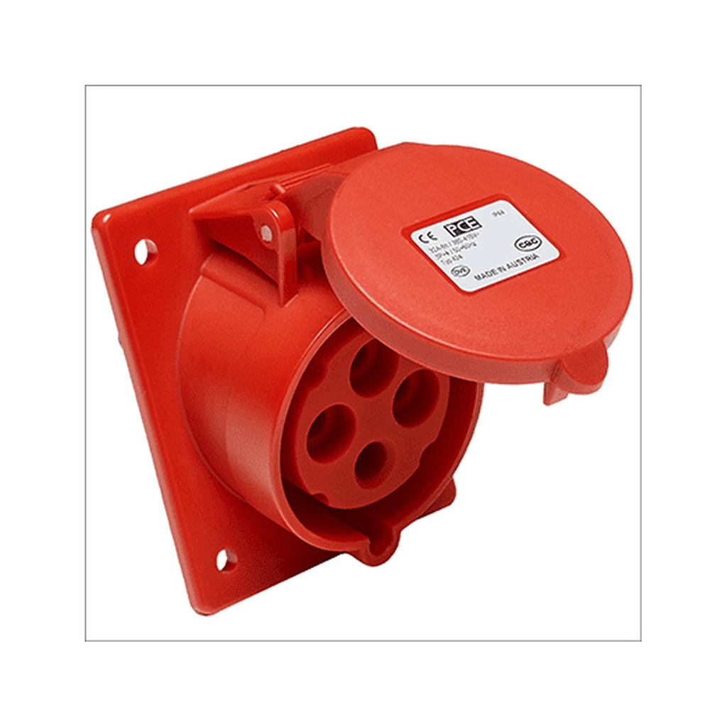 Toma Empotrable Ip44 400V 2P+T 16A 9H