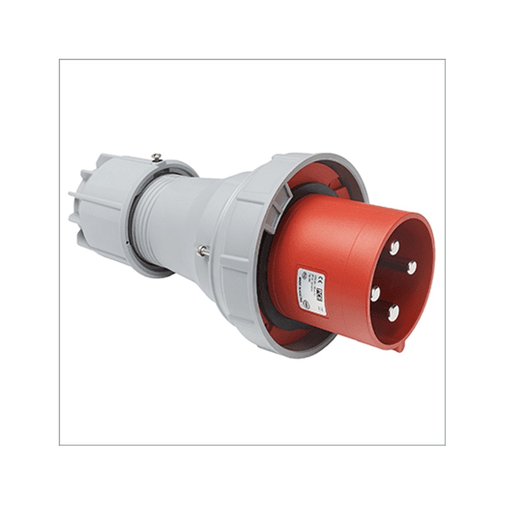Enchufe P/Cont Ip67 400V 3P+T 32A 3H