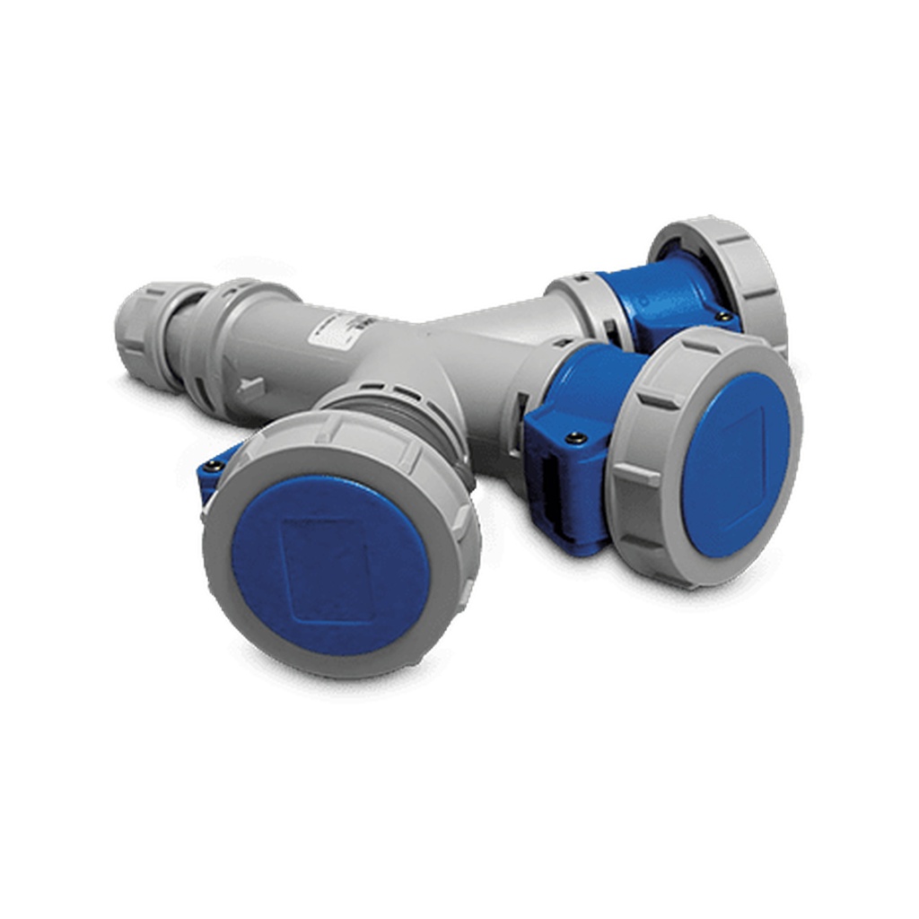 Toma Aérea Triple Ip67 200V 2P+T 16A 6H