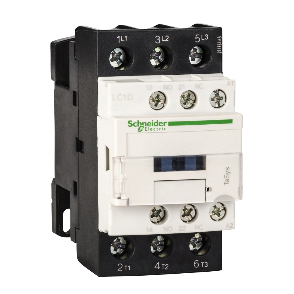 Contactor Potencia Magnetico 3P 32A Ac3 Bob 220Vac 1Na+1Nc Tesys