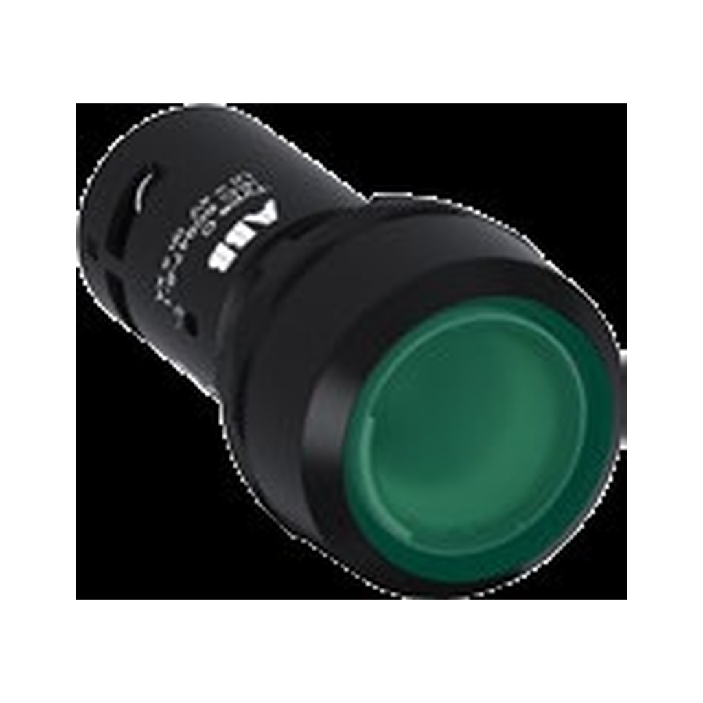 Pulsador Comp. Luminoso Bisel Plastico -Rojo 24Vac/Dc 1Nc