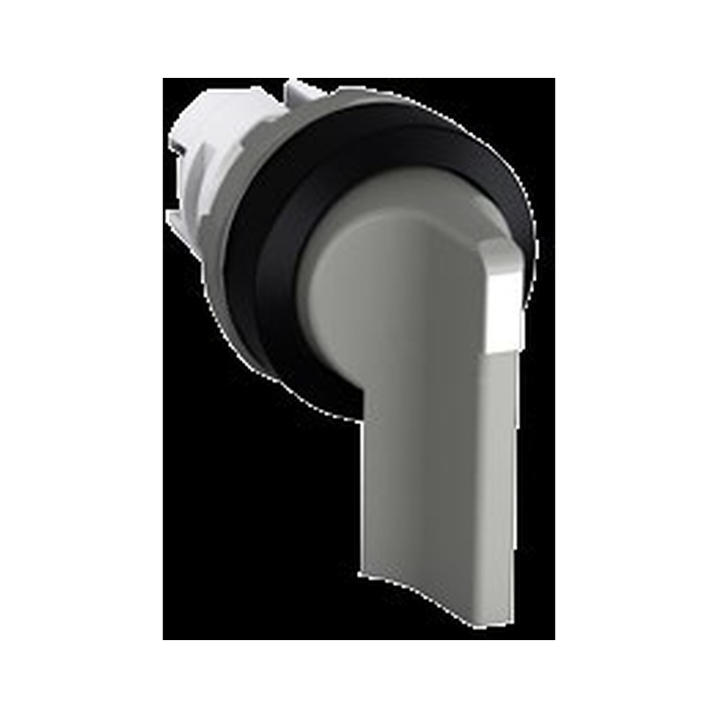Selector 3 Posicicones Manija Corta Bisel Negro