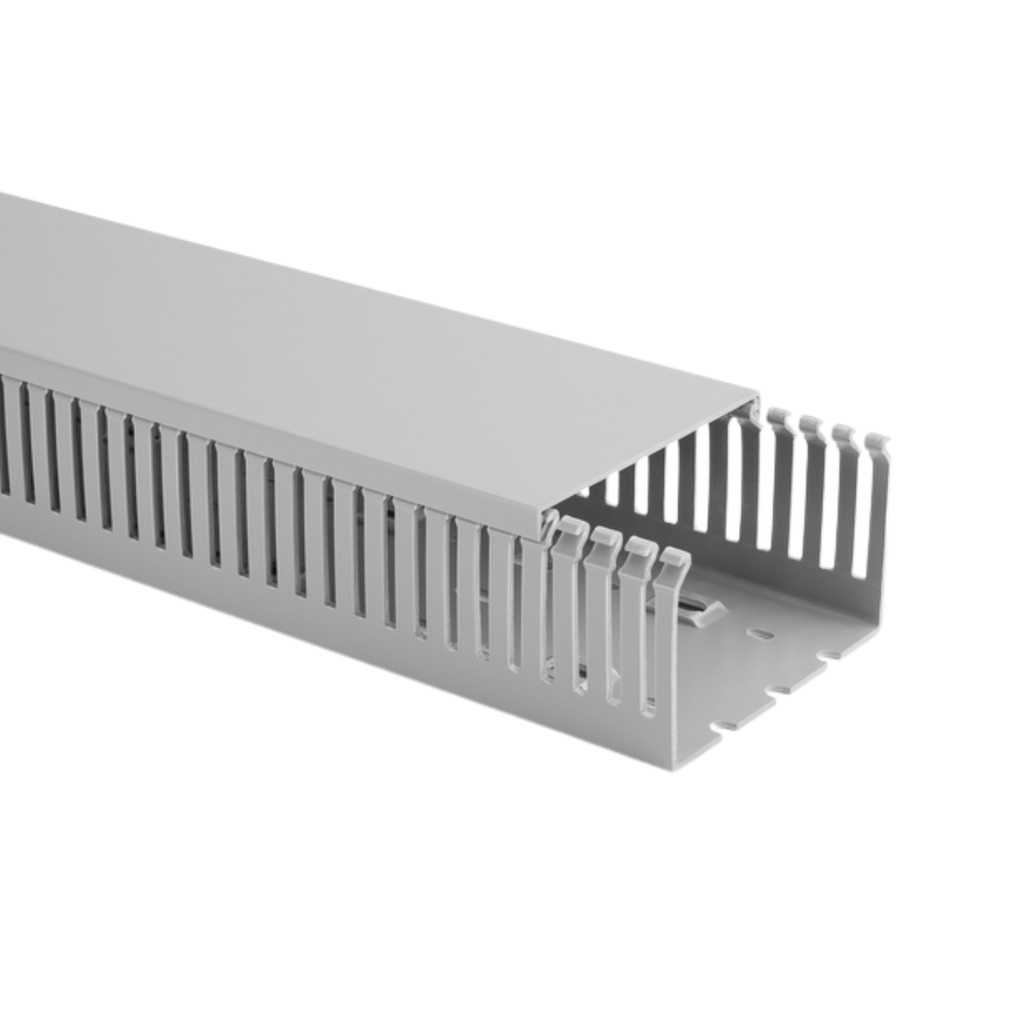 Canaleta Ranurada 60Hx100Ax2000L MM Color Gris