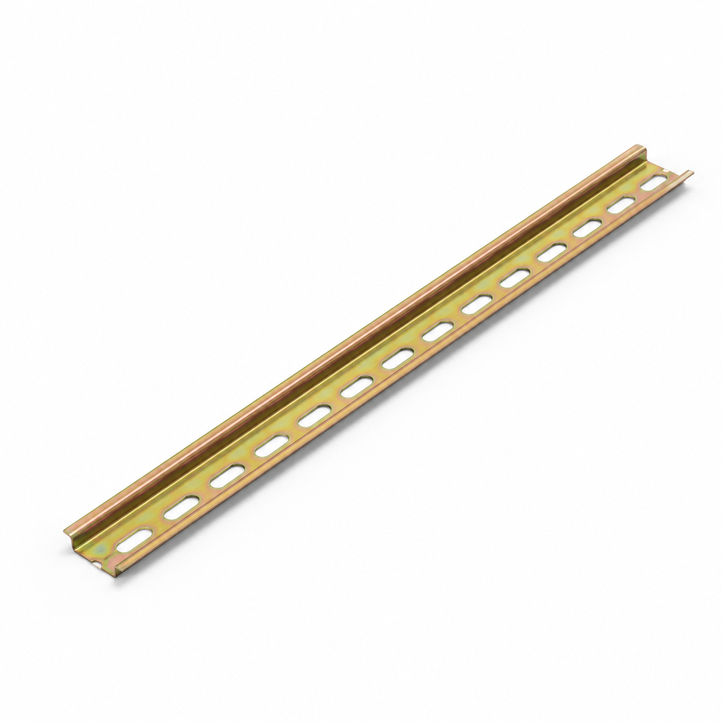 Riel DIN tropicalizado, ancho/alto 35×6.5 mm, 2 metros