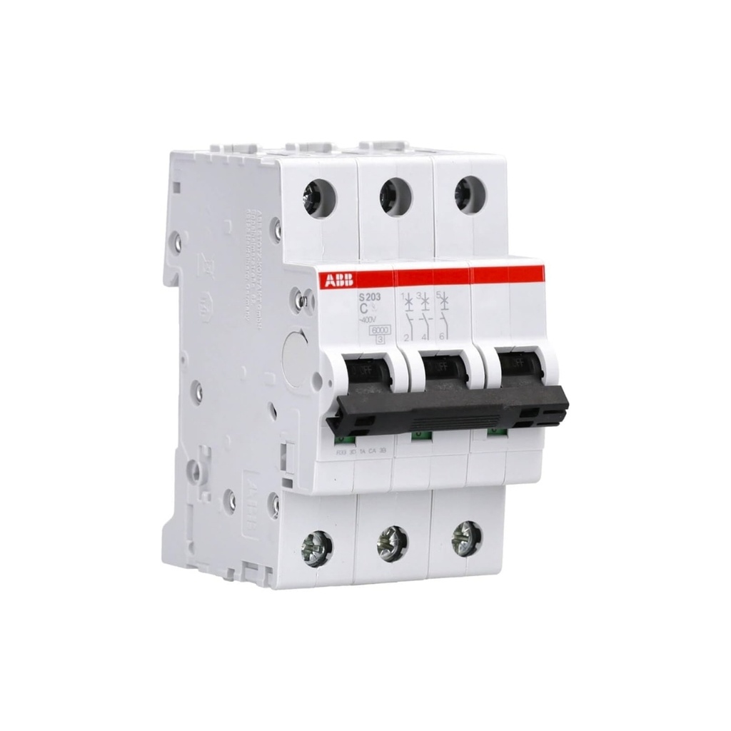 Int. Aut. Termomagnetico P/Riel 3P 32A 230Vac 20 Ka Curva C